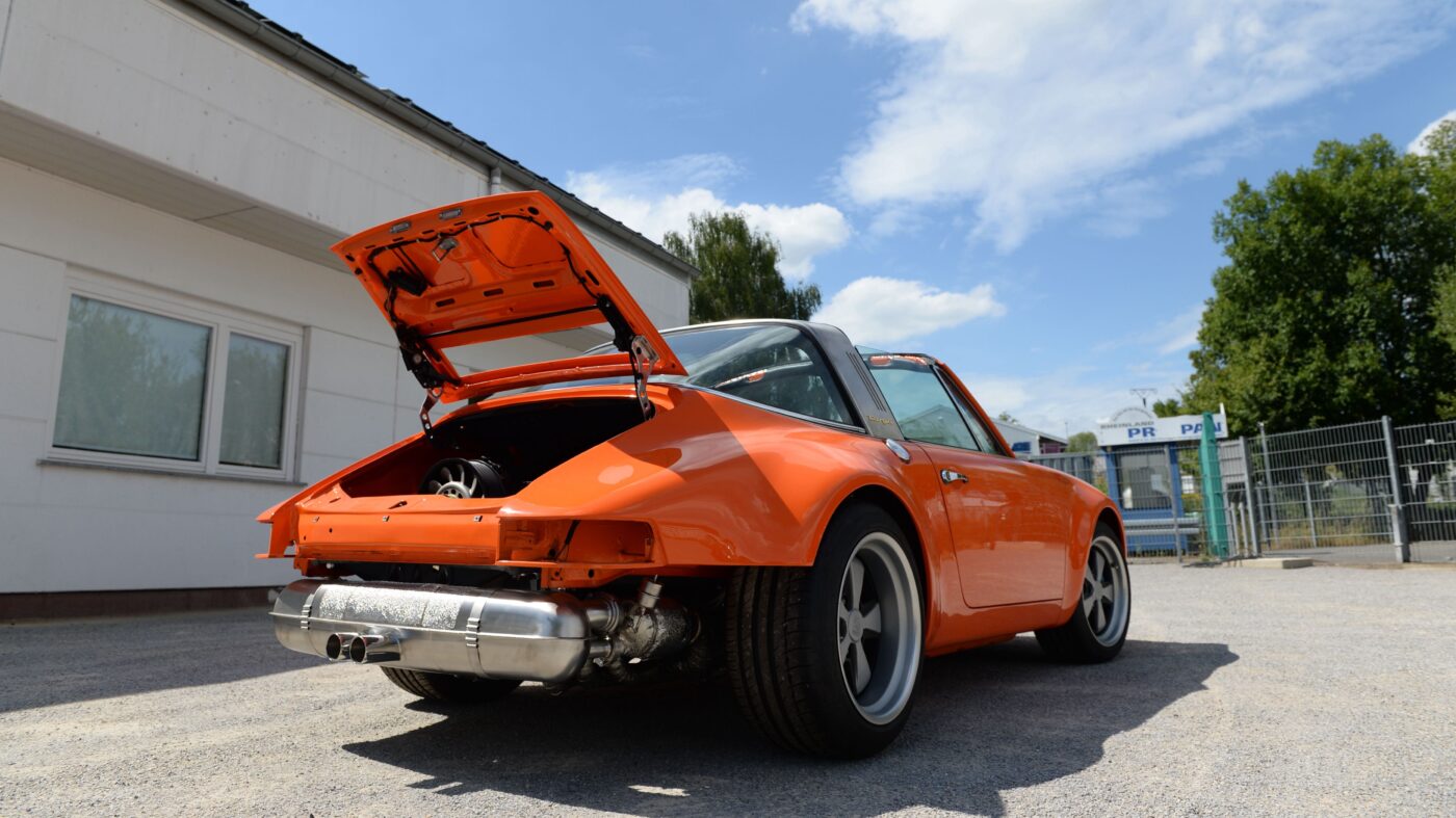 targa-Update: Stand der Dinge zum „Sicherheitscabriolet“ der Generation 964 im Backdate-Aufbau.